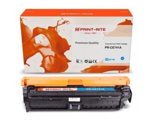 Картридж лазерный Print-Rite [PR-CE741A] TFHAN7YPU1J  голубой (7300стр.) для HP CLJ CP5220/CP5221