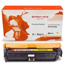 Картридж лазерный Print-Rite[PR-CE742A]  TFHAN6CPU1JCE742A желтый (7300стр.) для HP LJ CP5220/CP5221/CP5223/CP5225                                                                                                                                        