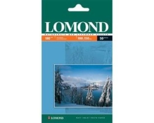 LOMOND 0102083  Матовая фотобумага A6, 10х15, 180г/м2, 600 л.