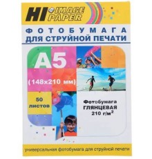 Hi-Black A20151 Фотобумага глянцевая односторонняя (HI-image paper) A5 (148х210) 210 г/м 50л  H210-A5-50                                                                                                                                                  