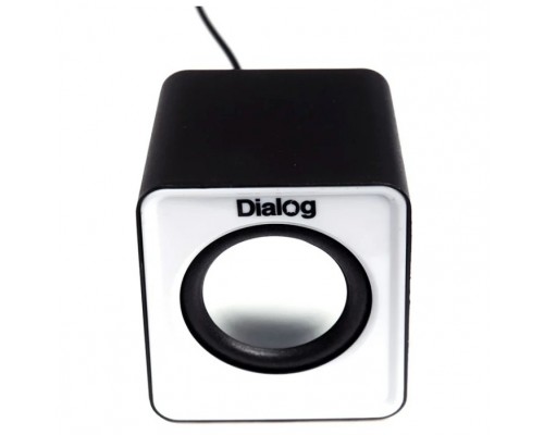 Dialog Colibri AC-202UP BLACK-WHITE - колонки 2.1, 11W RMS, черные, питание от USB