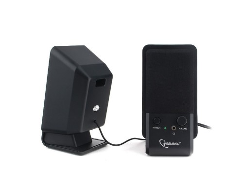 Gembird SPK-510, черный, 6 Вт, рег. громкости, разъём для наушников,USB-питание