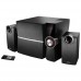 Edifier C2XD Black 2 сат. + сабвуфер, 35W + 2x9W RMS, 48-20000Гц, дерево, беспроводной пульт Ду, цифровой вход