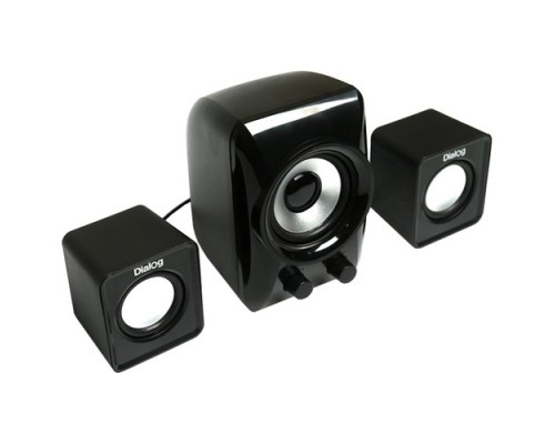 Dialog Colibri AC-202UP BLACK - колонки 2.1, 11W RMS, черные, питание от USB