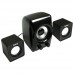 Dialog Colibri AC-202UP BLACK - колонки 2.1, 11W RMS, черные, питание от USB