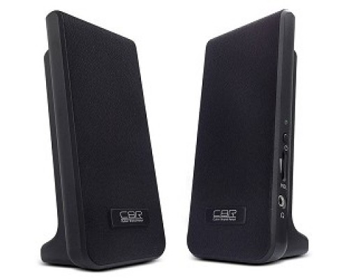 CBR CMS 295 Black, 2*1 Вт (2 Вт RMS), питание USB, 3.5 мм линейный стереовход, цвет черный