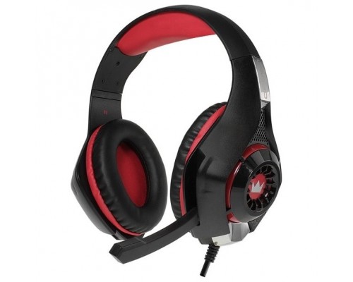 CROWN CMGH-2000 Black&red (Подключение jack 3.5мм 4pin + адаптер 2*jack spk+mic,Частотныи? диапазон: 20Гц-20,000 Гц ,Кабель 3.2м, Динамки 50мм