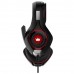 CROWN CMGH-2000 Black&red (Подключение jack 3.5мм 4pin + адаптер 2*jack spk+mic,Частотныи? диапазон: 20Гц-20,000 Гц ,Кабель 3.2м, Динамки 50мм