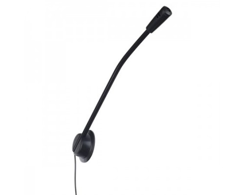 Perfeo микрофон компьютерный M-3 черный (кабель 1,8 м, разъём 3,5 мм) [PF_A4425]