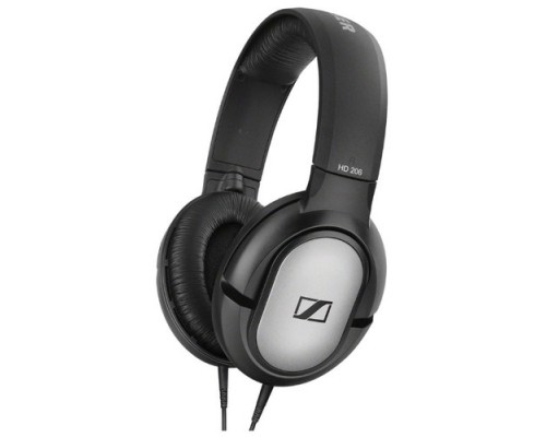 SENNHEISER HD 206 накладные закрытые 21-18000Гц 3м gold 3.5мм адаптер на 6.3мм 108дБ