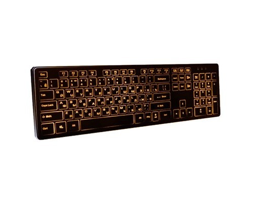 Dialog Katana Клавиатура KK-ML17U BLACK  - Multimedia, с янтарной подсветкой клавиш, USB, черная