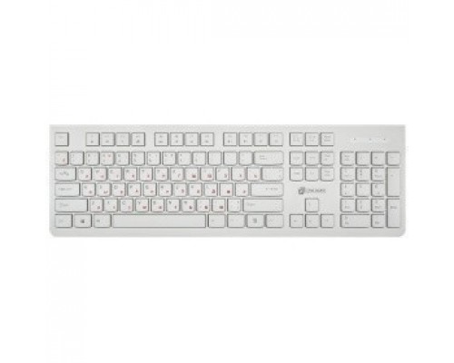 Клавиатура Oklick 505M белый USB slim 1196547