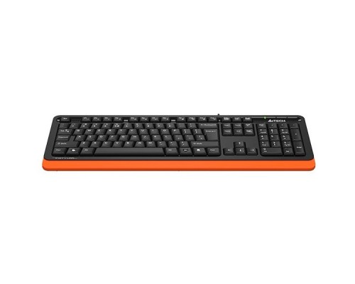 Клавиатура A4Tech Fstyler FKS10 черный/оранжевый USB [1530190]