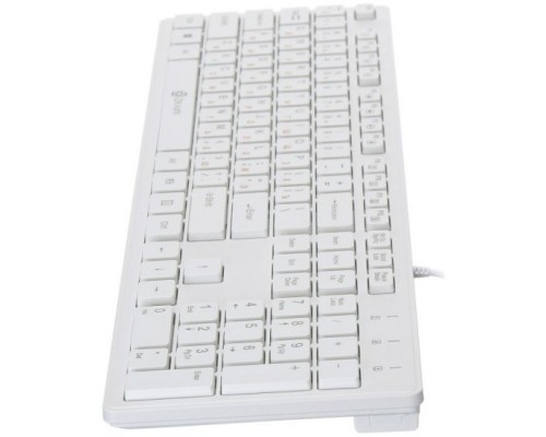 Клавиатура Oklick 500M белый USB slim Multimedia  [1061586]