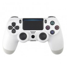 CBR CBG 960 White, Игровой манипулятор для PS4 беспроводной (Bluetooth), PC/PS3 проводной (USB), 2 вибро-мотора, 2 аналоговых стика, D-pad, 14 кнопок, белый                                                                                              