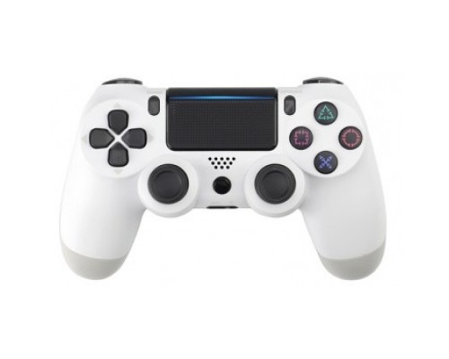 CBR CBG 960 White, Игровой манипулятор для PS4 беспроводной (Bluetooth), PC/PS3 проводной (USB), 2 вибро-мотора, 2 аналоговых стика, D-pad, 14 кнопок, белый