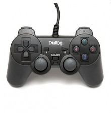 Dialog Action GP-A11, черный Геймпад, вибрация, 12 кнопок, USB                                                                                                                                                                                            