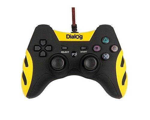 Dialog Gan-Kata GP-A21, черный Геймпад, вибрация, 12 кнопок, PC USB/PS3, черный