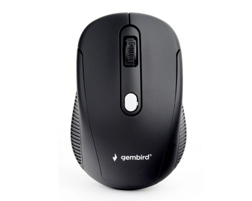Gembird MUSW-420 Мышь беспроводная, 2.4ГГц, черный, 4кн, 1600DPI, блистер MUSW-420