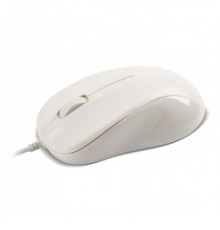 CBR CM 131c White, Мышь проводная, оптическая, USB, 1200 dpi, 3 кнопки и колесо прокрутки, ABS-пластик, возможность нанесения логотипа, длина кабеля 2 м, цвет белый                                                                                      