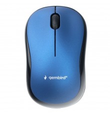 Gembird MUSW-265 Мышь беспроводная, синий, 2.4ГГц, 2кн+колесо-мышка, 1000 DPI, оптический                                                                                                                                                                 