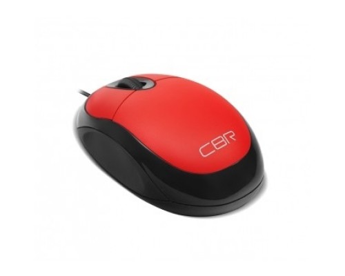 CBR CM 102 Red USB Мышь, оптика, 1200dpi, офисн., провод 1,3м