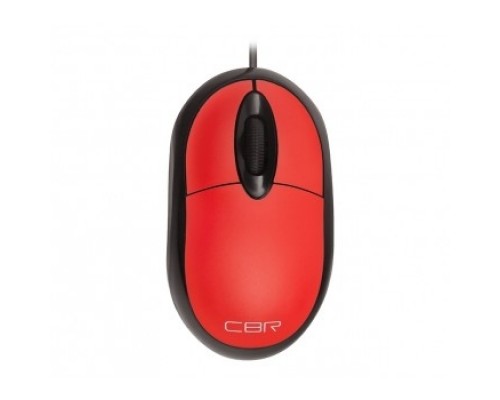 CBR CM 102 Red USB Мышь, оптика, 1200dpi, офисн., провод 1,3м