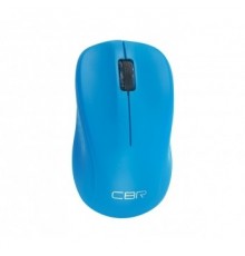 CBR CM 410 Blue, Мышь беспроводная, оптическая, 2,4 ГГц, 1000 dpi, 3 кнопки и колесо прокрутки, выключатель питания, цвет голубой                                                                                                                         