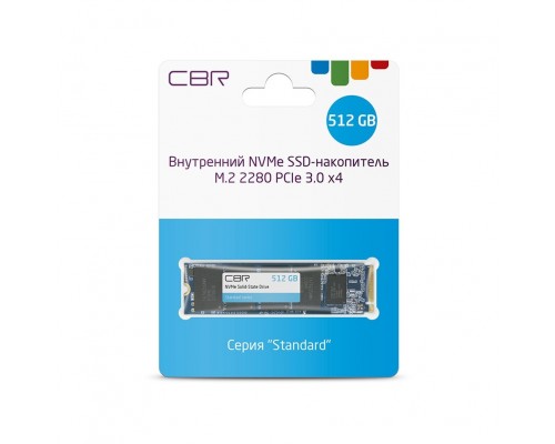 CBR SSD-512GB-M.2-ST22, Внутренний SSD-накопитель, серия 