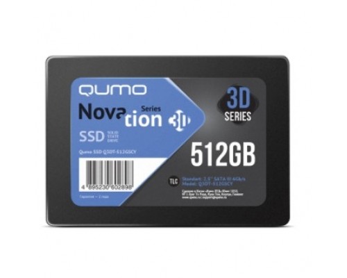 Диск QUMO SSD 512GB QM Novation Q3DT-512GSCY SATA3.0