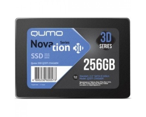 Диск QUMO SSD 256GB QM Novation Q3DT-256GAEN SATA3.0