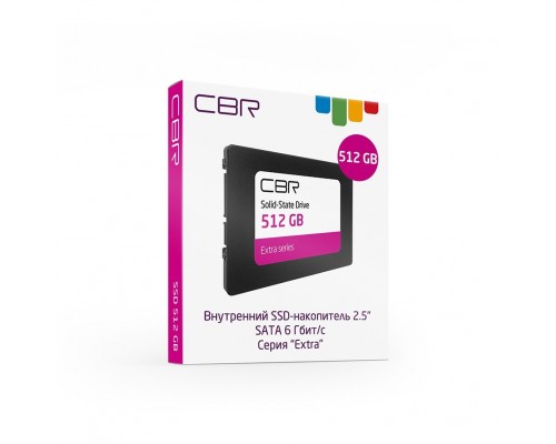 CBR SSD-512GB-2.5-EX21, Внутренний SSD-накопитель, серия 