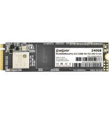 Диск ExeGate SSD M.2 240GB ExeGate NextPro KC2000TP240 (PCIe Gen3x4, NVMe, 22x80mm, 3D TLC) [EX282318RUS]                                                                                                                                                 