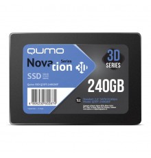 Диск QUMO SSD 240GB QM Novation Q3DT-240GSKF SATA3.0                                                                                                                                                                                                      