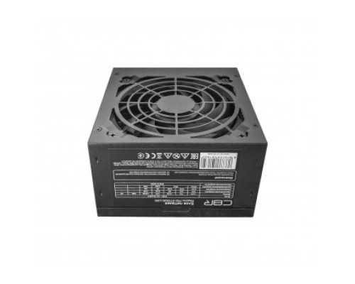 Блок питания CBR ATX 500W, 12cm fan, 20+4pin/1*4+4pin/1*6+2pin/2*IDE/4*SATA, кабель питания 1.2м, черный [PSU-ATX500-12EC]