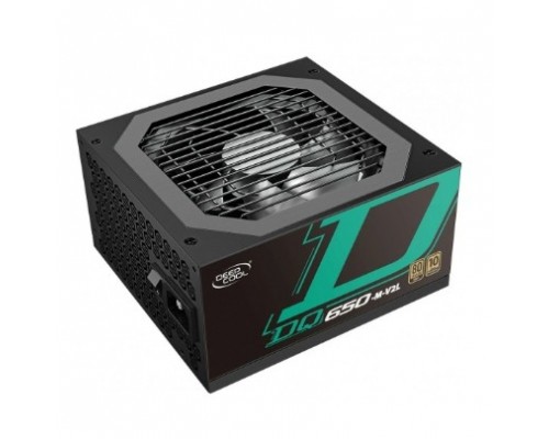 Блок питания Deepcool ATX 650W DQ650-M-V2L 80+ gold (24+4+4pin) APFC 120mm fan 8xSATA Cab Manag RTL