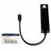 UA3C-45-09BK Кабель-адаптер  USB3.1 / 3*USB2.0 / RJ45 100MB / BLACK