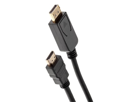 Кабель интерфейсный DisplayPort-HDMI Aopen/Qust ACG608-1.8M