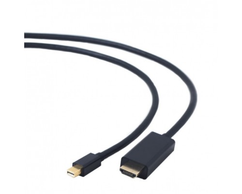 Кабель DisplayPort mini-HDMI, 20M/19M, экран, 1,8м, черный [BXP-CC-mDP-HDMI-018]