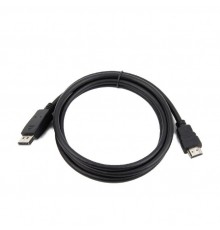 Кабель DisplayPort - HDMI, 20M/19M, однонаправленный конвертор сигнала с DisplayPort в HDMI, 3м, черный [BXP-CC-DP-HDMI-030]                                                                                                                              