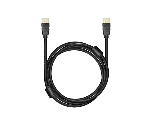 Кабель HDMI v2.1, 19M/19M, 3D, 8K UHD, экран, ферритовые кольца, 2м, черный [BXP-HDMI21-020]