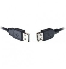 Кабель удлинительный USB 2.0 A-A (m-f), 3м, черный [BXP-CCP-USB2-AMAF-030]                                                                                                                                                                                