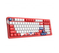 Клавиатура механическая беспроводная Dareu A98 Pro Sailing-Red, Tri-mode, V3 Sky sw - Russian layout                                                                                                                                                      