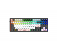 Клавиатура механическая проводная Dareu A87X Black-White (черный/белый), 87 клавиш, BlueSky V3 switch, подключение USB, подсветка RGB                                                                                                                     