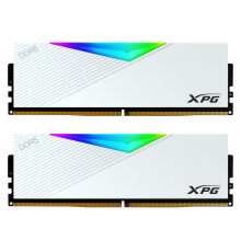 Модуль памяти ADATA 32GB (2x16GB) DDR5 UDIMM, XPG Lancer, 6000 MHz CL40-40-40, 1.35V, RGB + Белый Радиатор                                                                                                                                                