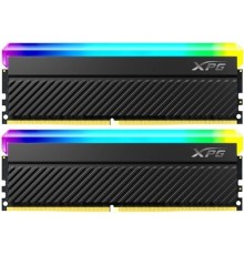 Модуль памяти ADATA   16GB (2 x 8Gb) DDR4 UDIMM, XPG SPECTRIX D45G, 3600MHz CL18-22-22, 1.35V, RGB + Красный Радиатор                                                                                                                                     