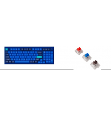 Клавиатура проводная, Q5-O1,RGB подсветка,красный свитч,100 кнопок, цвет синий                                                                                                                                                                            