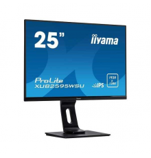 Монитор LCD 25'' [16:10] 1920х1200(WUXGA) IPS, nonGLARE, 300cd/m2, H178°/V178°, 1000:1, 5M:1, 16.7M, 4ms, VGA, HDMI, DP, USB-Hub, Height adj, Tilt, Swivel, Speakers, 3Y, Black                                                                           