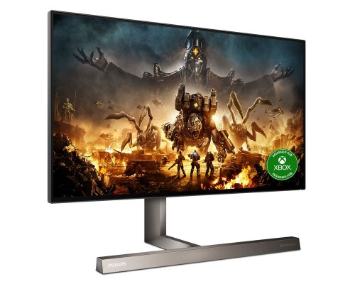 Монитор LCD 27'' [16:9] 3840x2160(UHD 4K) IPS, nonGLARE, nonTOUCH, 450 cd/m, H178°/V178°, 1000:1, 20M:1, 1,07 миллиардов цветов, 1ms, VGA, DVI, 3xHDMI, DP, USB-Hub, Height adj, Pivot, Tilt, Swivel, Speakers, Swivel, 3Y, Black