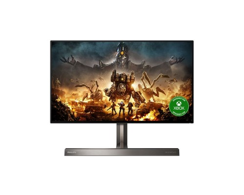 Монитор LCD 27'' [16:9] 3840x2160(UHD 4K) IPS, nonGLARE, nonTOUCH, 450 cd/m, H178°/V178°, 1000:1, 20M:1, 1,07 миллиардов цветов, 1ms, VGA, DVI, 3xHDMI, DP, USB-Hub, Height adj, Pivot, Tilt, Swivel, Speakers, Swivel, 3Y, Black